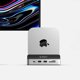 Orico Κατακόρυφη βάση σύνδεσης για MacMini M4, USB-C 10 Gbps, με θήκη M.2 NVMe, μεταλλική