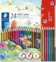 Staedtler Μολύβια Χρωματιστά Noris Colour, Σετ 24 Τεμαχίων (18+6 Δώρο)