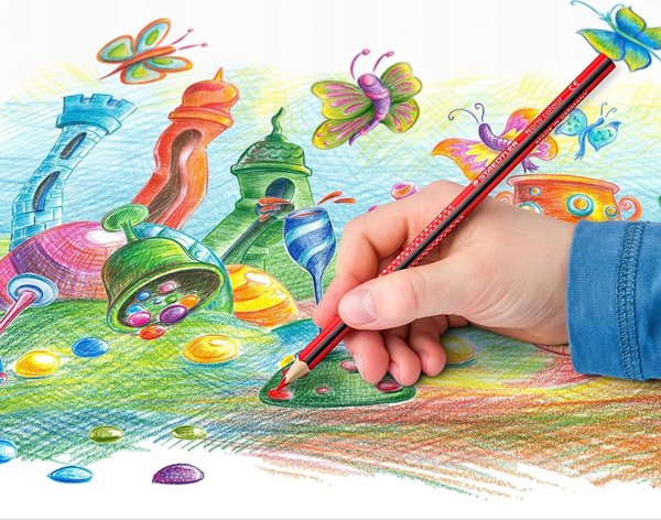 Staedtler Μολύβια Χρωματιστά Noris Colour, Σετ 24 Τεμαχίων (18+6 Δώρο)