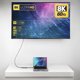 STARTECH.COM USB-C zu HDMI Adapter 8K 60Hz und 4K 120Hz Thunderbolt und USB4 Kompatibel USBC auf HDMI 2.1 Konverter USB-C Videoadapt