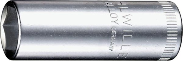 Stahlwille Καρυδάκι 1/4" 9mm, 6-γωνο, μακρύ