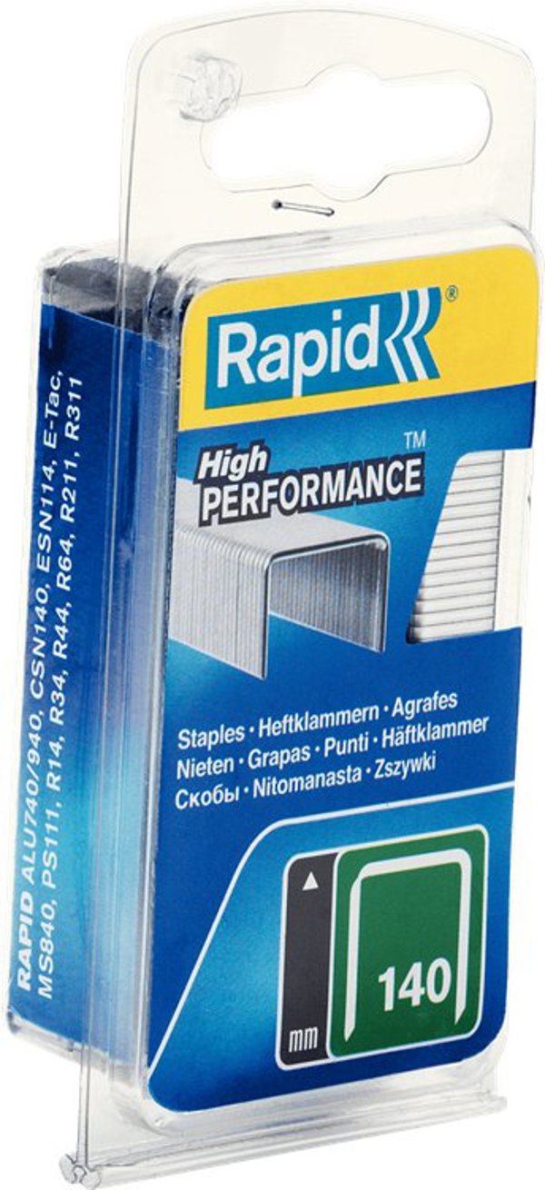 Rapid Συνδετήρες Νο 140/14mm, 650 Τεμάχια, 40109517