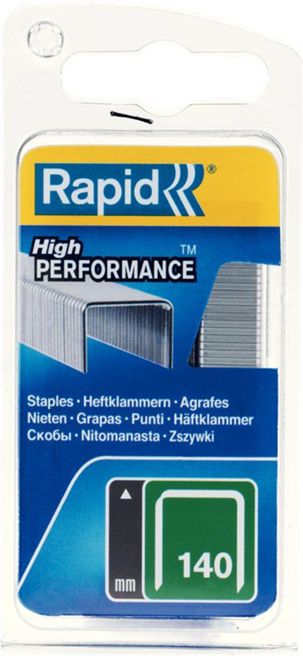Rapid Συνδετήρες Νο 140/14mm, 650 Τεμάχια, 40109517