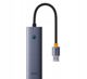 Stacja/replikator Baseus OS-Baseus UltraJoy Series 4-Port HUB Space Grey（USBA to USB3.0*4）