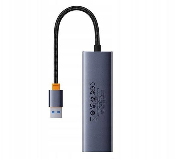 Stacja/replikator Baseus OS-Baseus UltraJoy Series 4-Port HUB Space Grey（USBA to USB3.0*4）