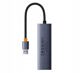 Stacja/replikator Baseus OS-Baseus UltraJoy Series 4-Port HUB Space Grey（USBA to USB3.0*4）