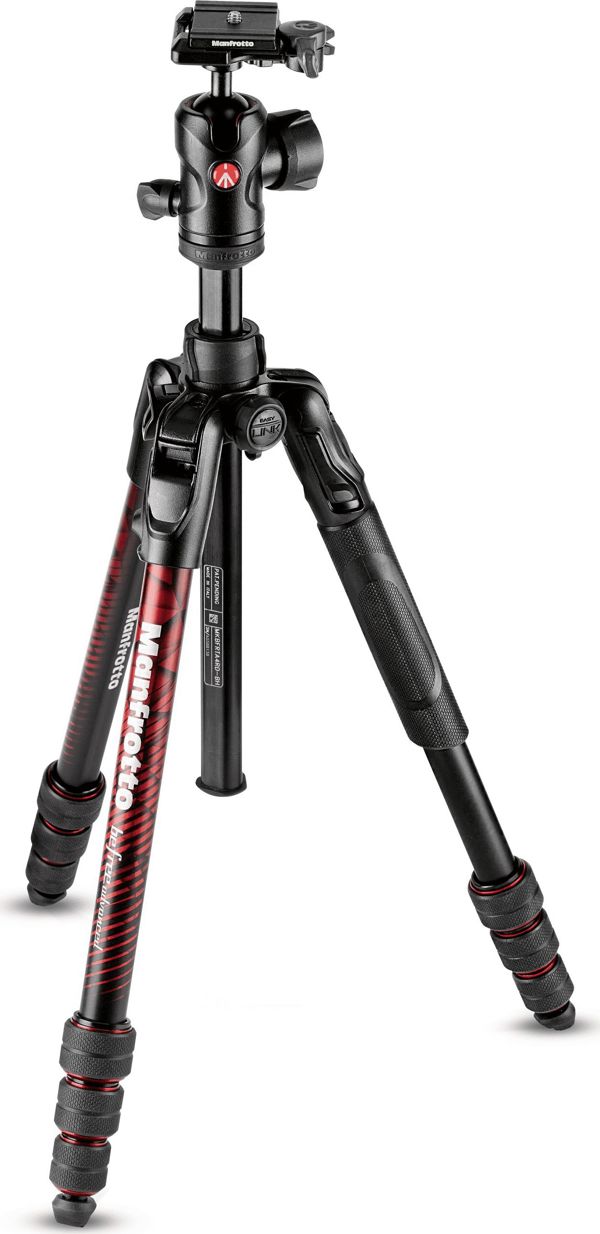 Τρίποδο Manfrotto BeFree Advance Alu Kit Twist κόκκινο