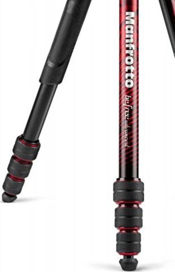 Τρίποδο Manfrotto BeFree Advance Alu Kit Twist κόκκινο