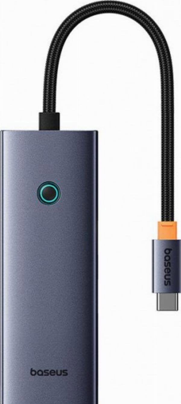 Stacja/replikator Baseus Baseus UltraJoy Series 5-Port HUB Space Grey（Type-C to USB3.0*4+PD*1）