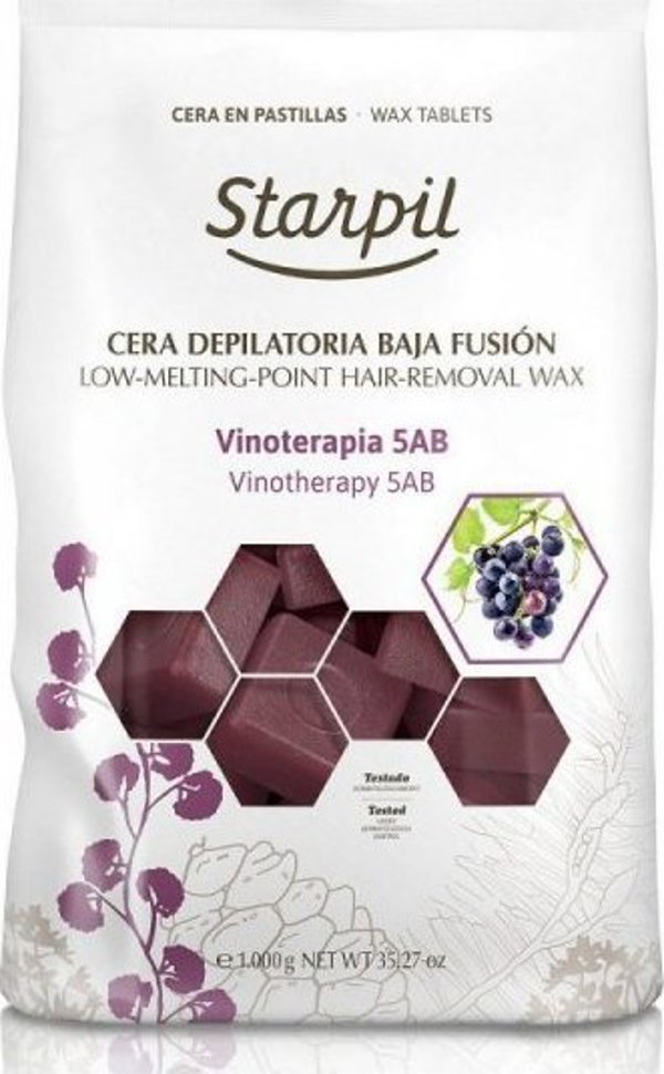 Starpil Vinotherapy Κερί Αποτρίχωσης Χαμηλής Θερμοκρασίας, Καταπραϋντικό, 1kg