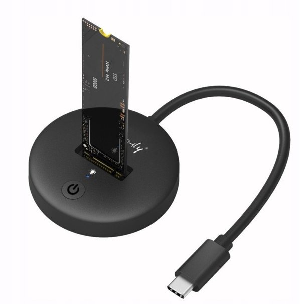 Σταθμός σύνδεσης για δίσκους M.2 SATA/NVME SSD με USB-C