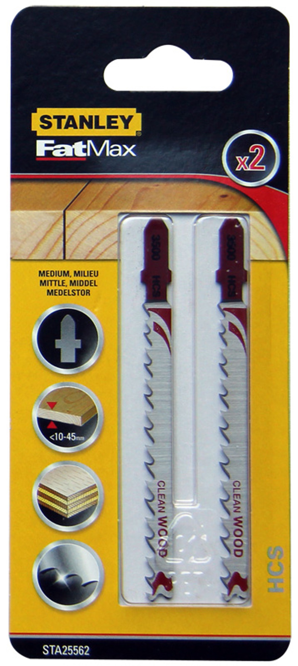 Λάμες για σέγα FATMAX STANLEY T 2 τεμ. για ξύλο STA25562