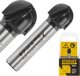 Φρέζα TCT, στρογγυλή αυλάκωση R6 x 12 mm
