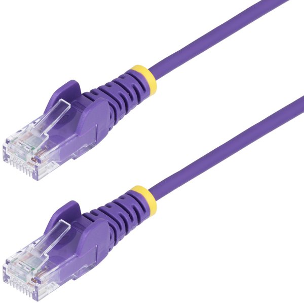 Καλώδιο Δικτύου StarTech Cat6 U/UTP, 0.5m, Μωβ, N6PAT50CMPLS