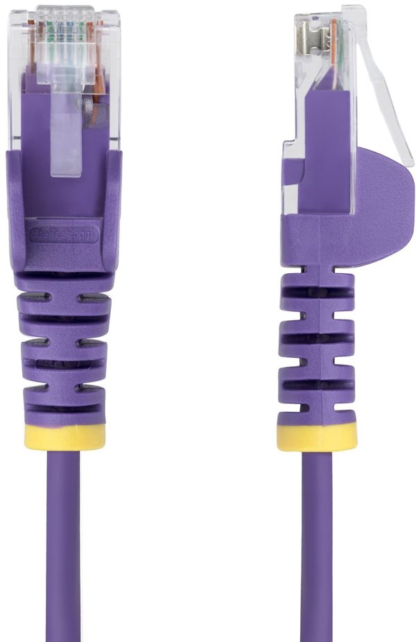 Καλώδιο Δικτύου StarTech Cat6 U/UTP, 0.5m, Μωβ, N6PAT50CMPLS