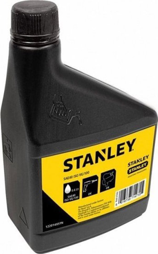 STANLEY Λάδι για συμπιεστές και πνευματικά εργαλεία 0.6L SAE40 ISO VG100