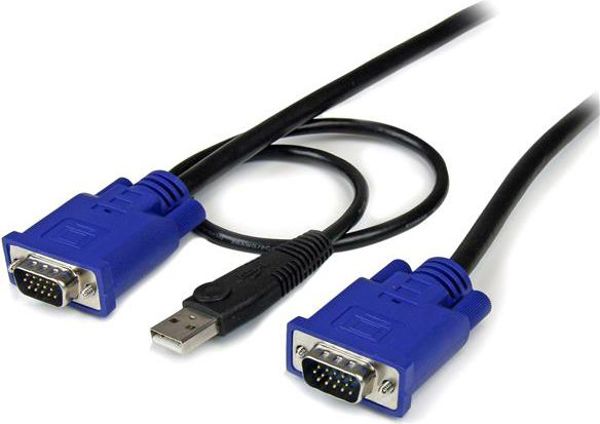 StarTech Kable KVM, 3m, Czarny (SVECONUS10)