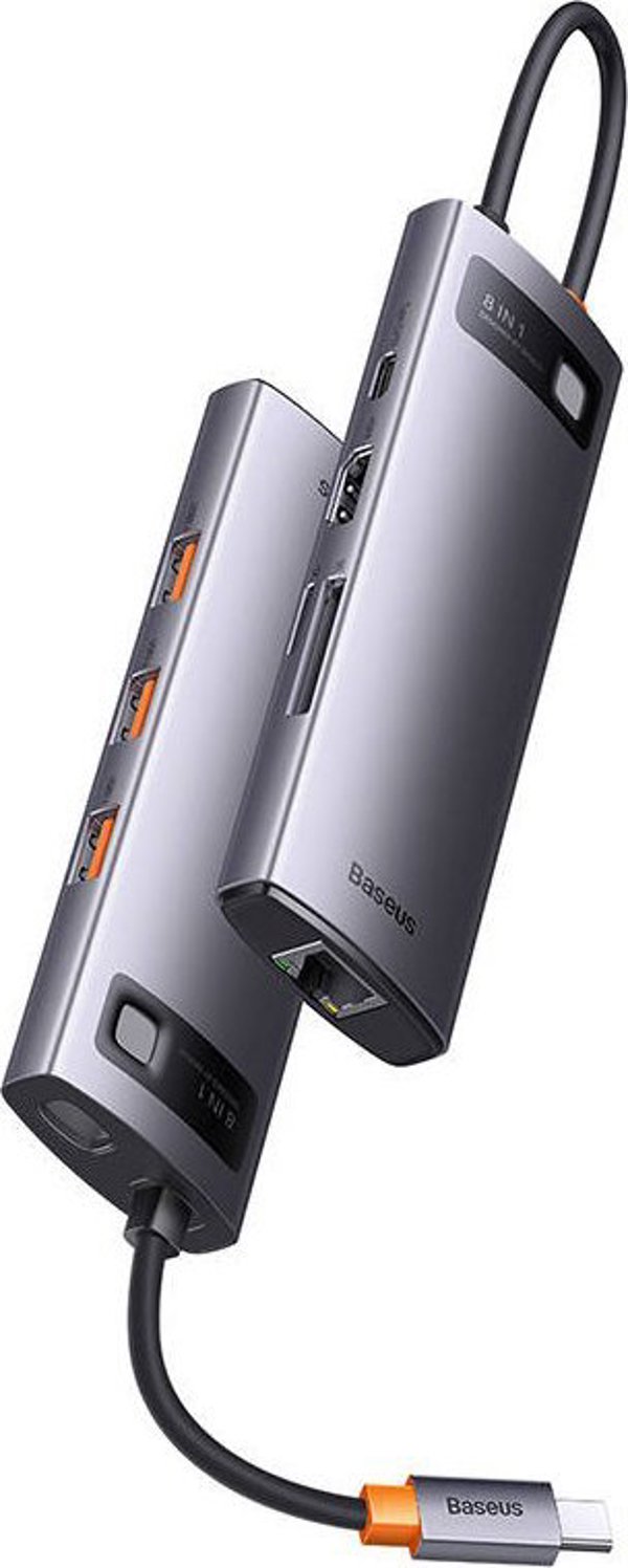Σταθμός/αναπαραγωγέας Baseus 8w1 StarJoy USB-C (WKWG080213)