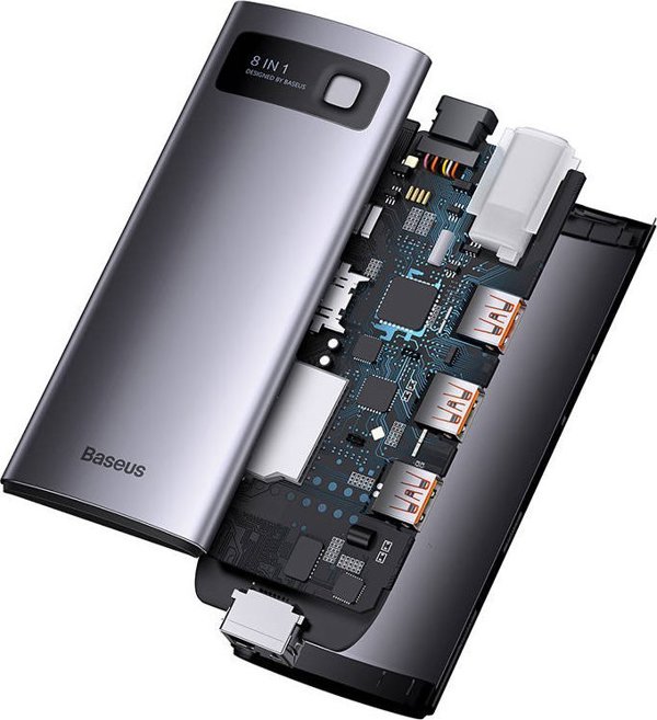 Σταθμός/αναπαραγωγέας Baseus 8w1 StarJoy USB-C (WKWG080213)