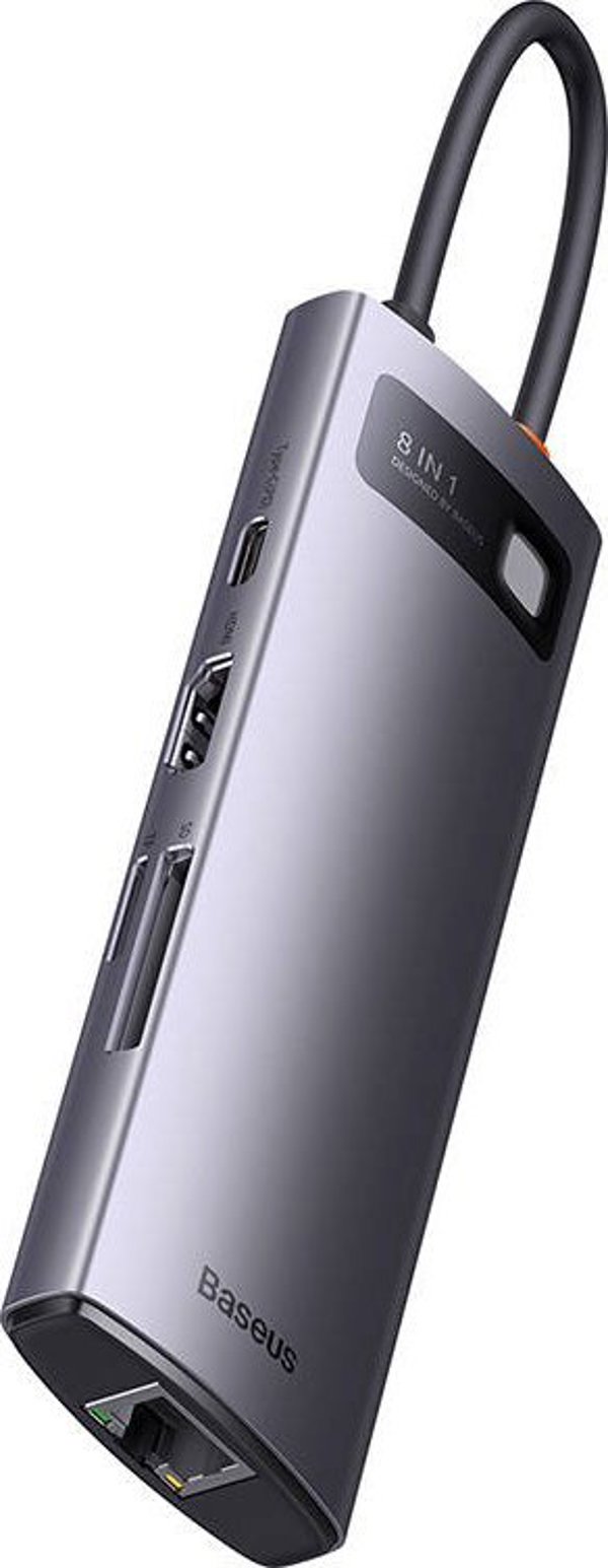 Σταθμός/αναπαραγωγέας Baseus 8w1 StarJoy USB-C (WKWG080213)