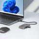 STARTECH.COM 4-Port USB-A Hub 5Gbps Busbetrieben Typ A auf 4x USB-A 3.0 Hub USB-C-Netzteil Port Mini Reisehub-Verteiler USB Splitter
