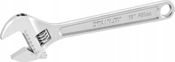 Stanley Ρυθμιζόμενο Γαλλικό Κλειδί STHT13121-0, 250mm, Με Κλίμακα Μέτρησης, Ασημί