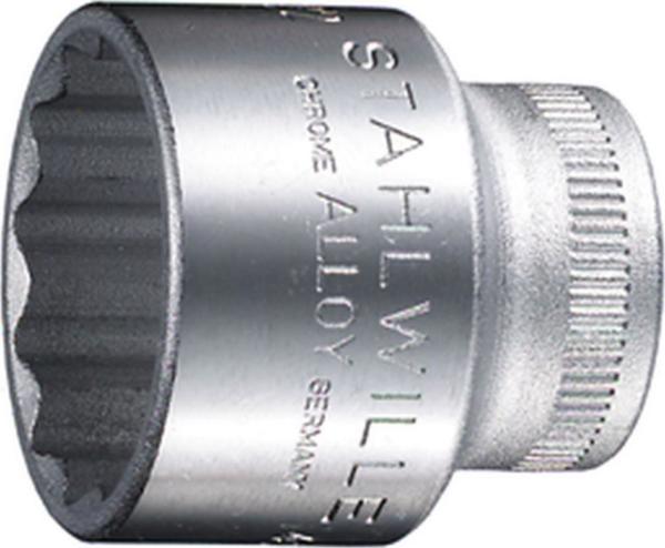 Stahlwille Καστάνια 3/8" μέγεθος 1", 12-γωνιακή, κοντή