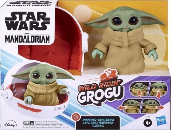 Star Wars STAR WARS Διαδραστικό Λούτρινο Wild Ridin' Grogu, 12 εκ.
