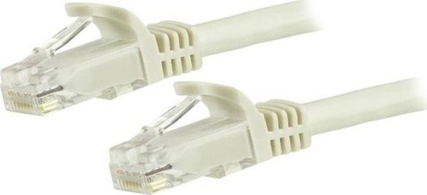 StarTech STARTECH.COM 1,5m CAT6 Καλώδιο - λευκό CAT6-Patchkabel - Snagless-RJ45 - 24 AWG Χαλκός - LAN - Ethernet N6PATC750CMWH