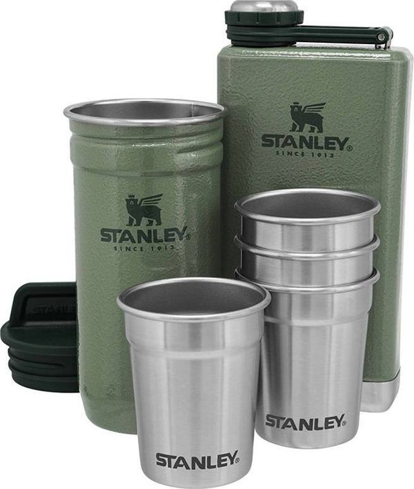 Stanley Φλασκί με 4 ποτήρια ADVENTURE - πράσινο / Stanley καθολικό