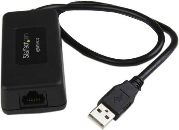 StarTech USB-A - RJ-45 Μαύρο (USB110EXT2)