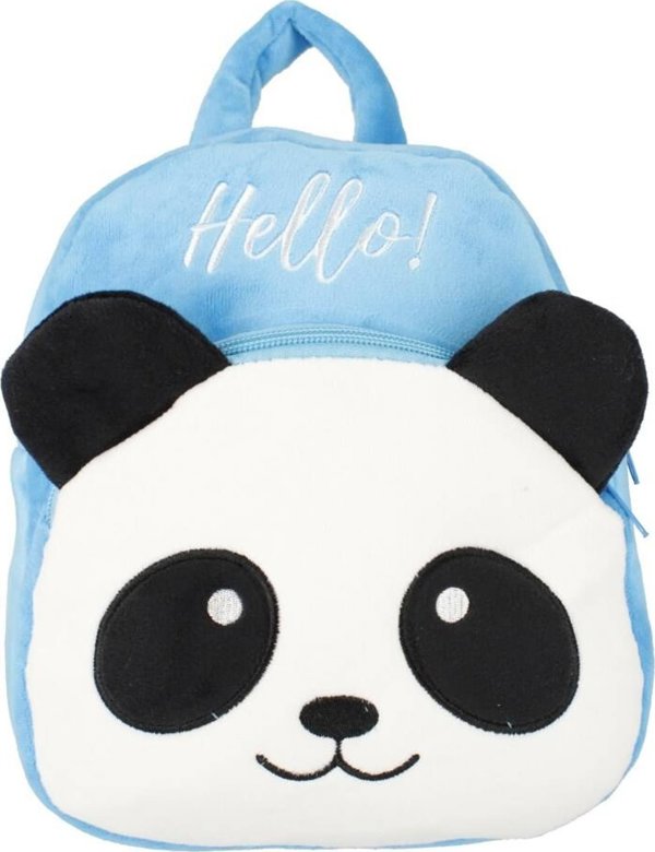 Starpak Βελούδινο Σακίδιο Πλάτης Panda, Μίνι Τσάντα Νηπιαγωγείου για Παιδιά