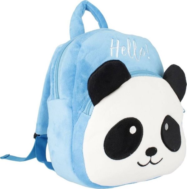 Starpak Βελούδινο Σακίδιο Πλάτης Panda, Μίνι Τσάντα Νηπιαγωγείου για Παιδιά