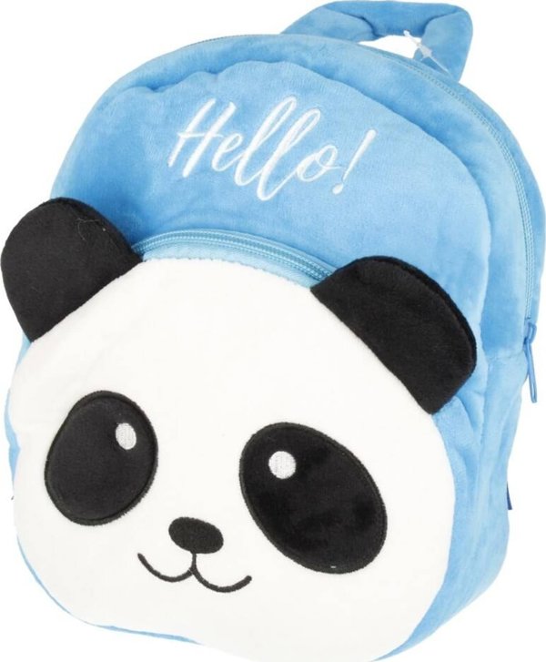 Starpak Βελούδινο Σακίδιο Πλάτης Panda, Μίνι Τσάντα Νηπιαγωγείου για Παιδιά