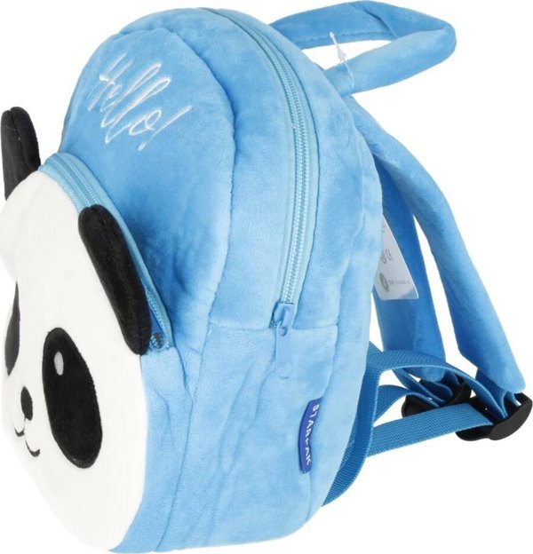 Starpak Βελούδινο Σακίδιο Πλάτης Panda, Μίνι Τσάντα Νηπιαγωγείου για Παιδιά