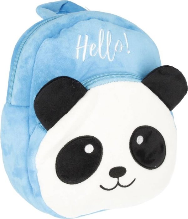 Starpak Βελούδινο Σακίδιο Πλάτης Panda, Μίνι Τσάντα Νηπιαγωγείου για Παιδιά