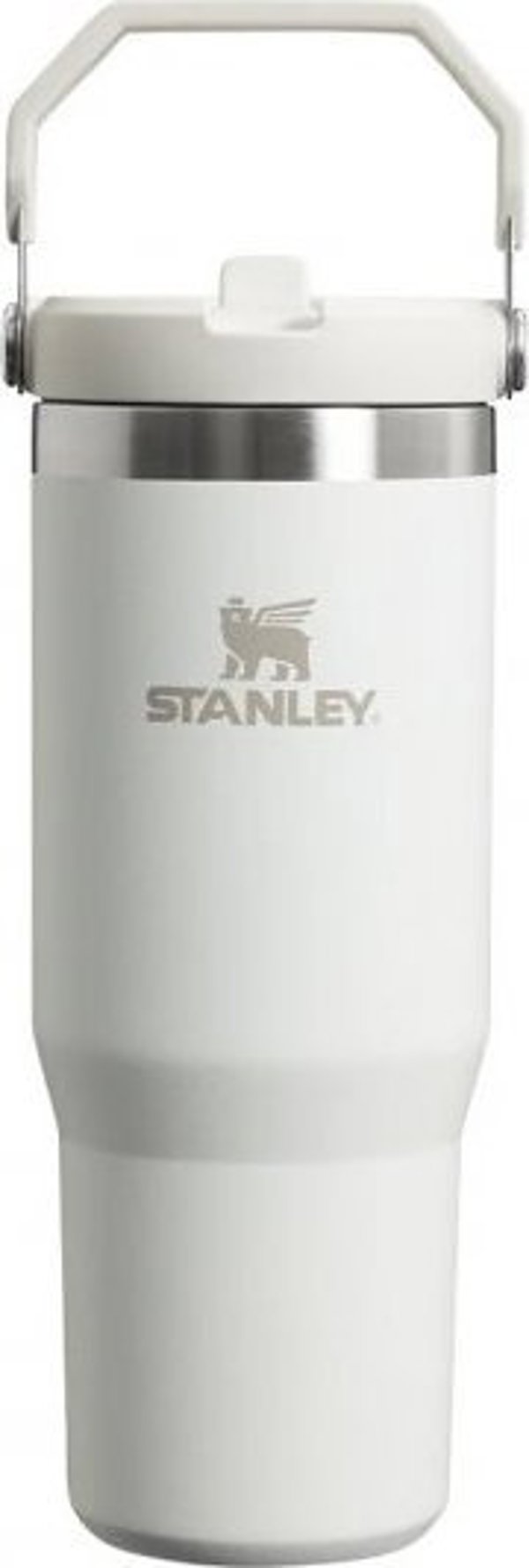 Stanley Thermal bottle with straw The IceFlow Flip Straw Tumbler 0 89L white 2809993407