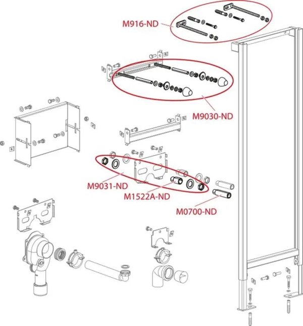 Σκελετός Alkotest A104/1120 / ALCA / ΣΚΕΛΕΤΟΣ / ΠΛΑΙΣΙΟ ΣΤΗΡΙΞΗΣ ΓΙΑ ΝΙΠΤΗΡΑ