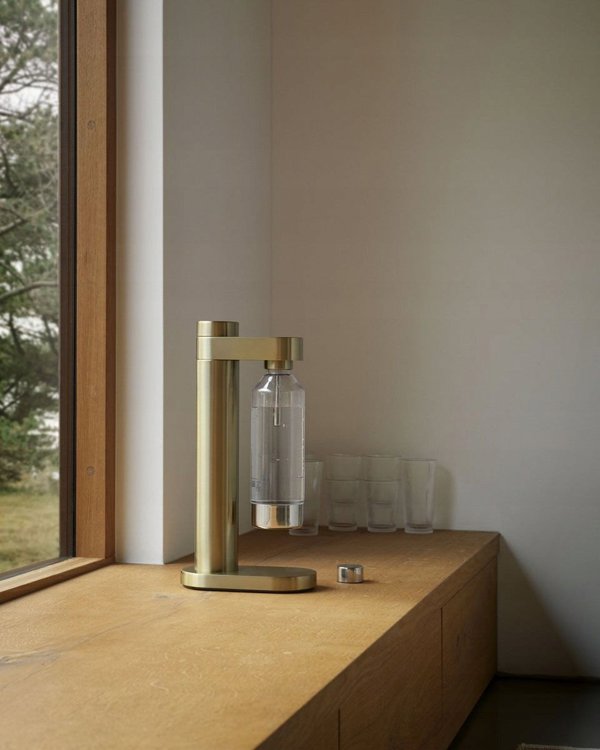 Stelton Brus Carbonator brushed brass