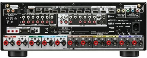 Ενισχυτής Denon AVC-X4800H, μαύρος
