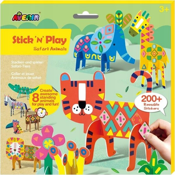 Stickn Stick "N" Play - Ζώα σαφάρι