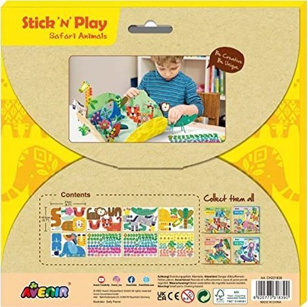 Stickn Stick "N" Play - Ζώα σαφάρι