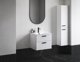 Νιπτήρας Stone Ravak Chrome Slim 80x49 cm, γυαλιστερό λευκό, XJG01180001