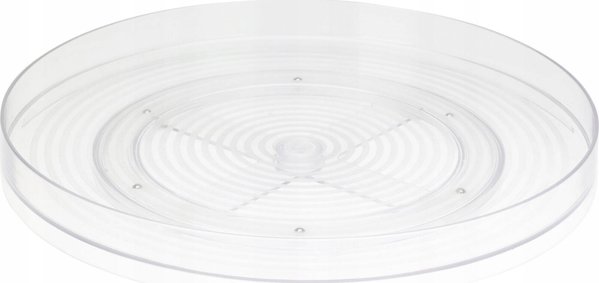 Storage Solutions Περιστρεφόμενος Οργανωτής Ψυγείου Στρογγυλός, Χαμηλός, Διαφανής