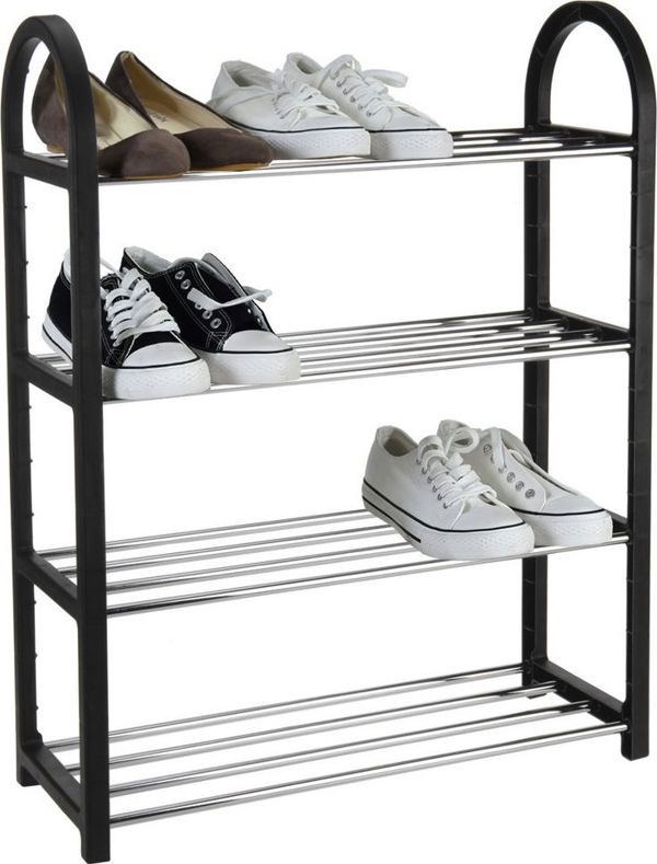 Storage Solutions Ράφι ντουλάπι οργανωτής βάση για παπούτσια 4 επίπεδα καθολικό