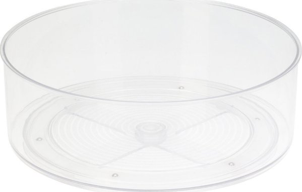 Storage Solutions Περιστρεφόμενος Οργανωτής Ψυγείου, Ψηλός, Διαφανής, Ø 23 εκ.