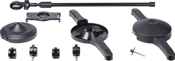 StarTech Βάση Tablet Mobile Stand, για Tablet 7 έως 11 ιντσών, Ρυθμιζόμενη, Μαύρο Χρώμα