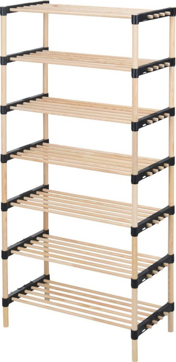 Storage Solutions Ξύλινη Ραφιέρα Παπουτσιών, Πεύκο