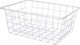 Storage Solutions Μεταλλικό καλάθι για φρούτα, γκρι, 24 x 18 x 10 cm