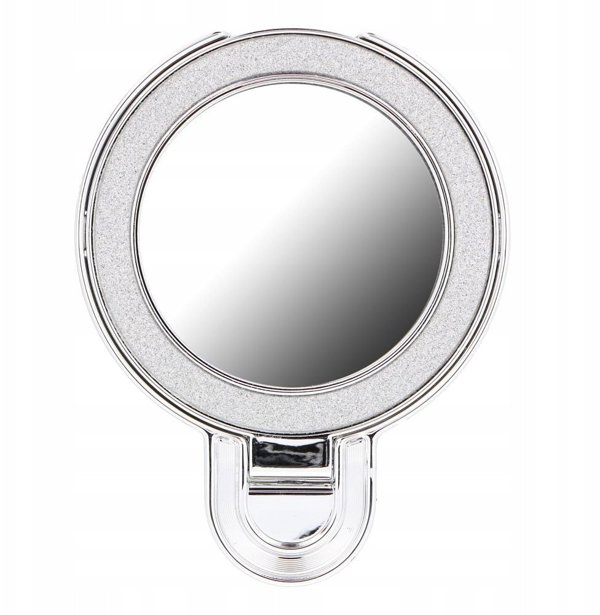 Skrzynkazdrewna Βάση Smartphone Circle Mirror - Αυτοκόλλητη - Ασημί